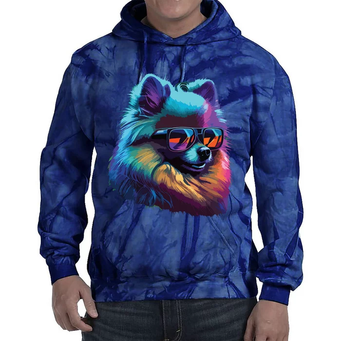 Pomeranian Dogs Pomeranians Tie Dye Hoodie