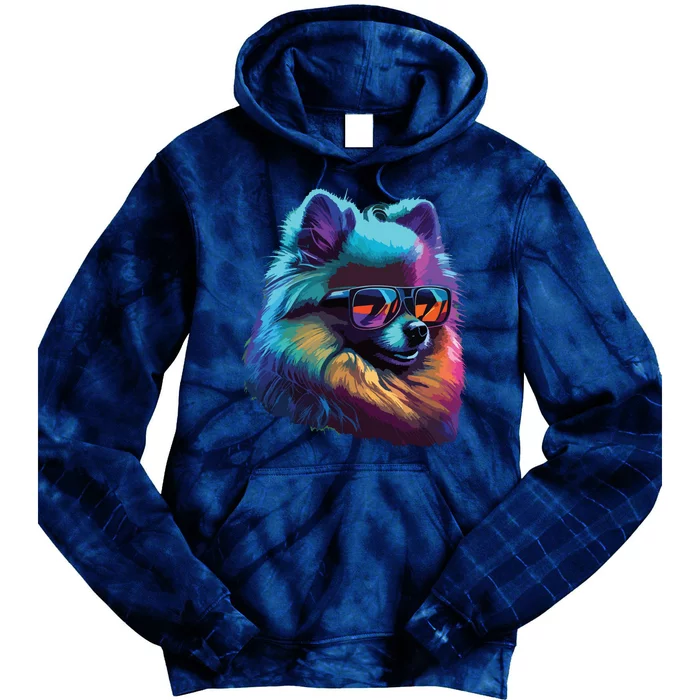 Pomeranian Dogs Pomeranians Tie Dye Hoodie