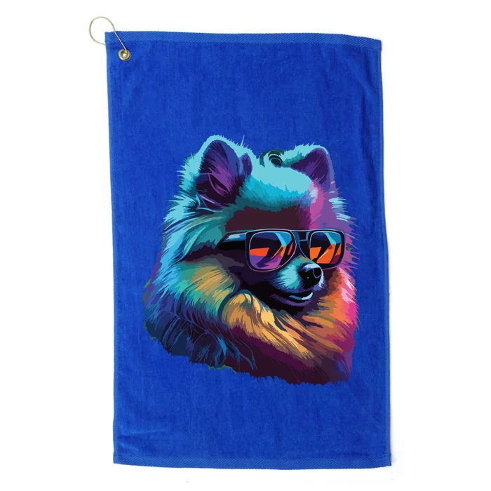 Pomeranian Dogs Pomeranians Platinum Collection Golf Towel