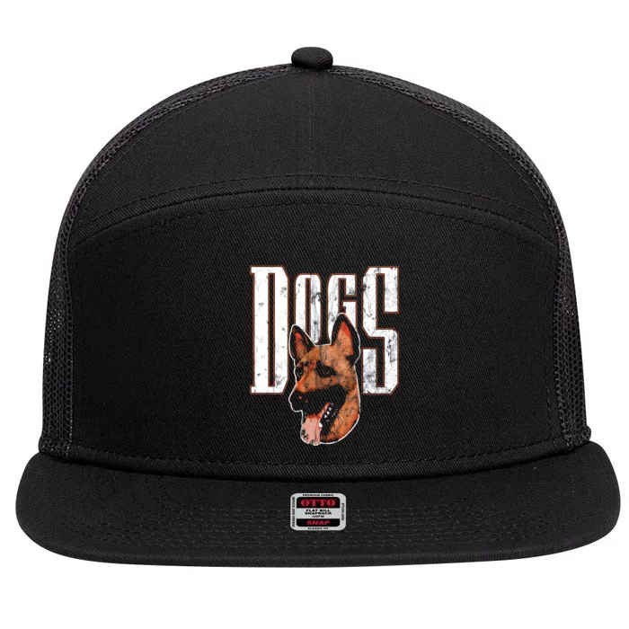 Phl Dogs 7 Panel Mesh Trucker Snapback Hat