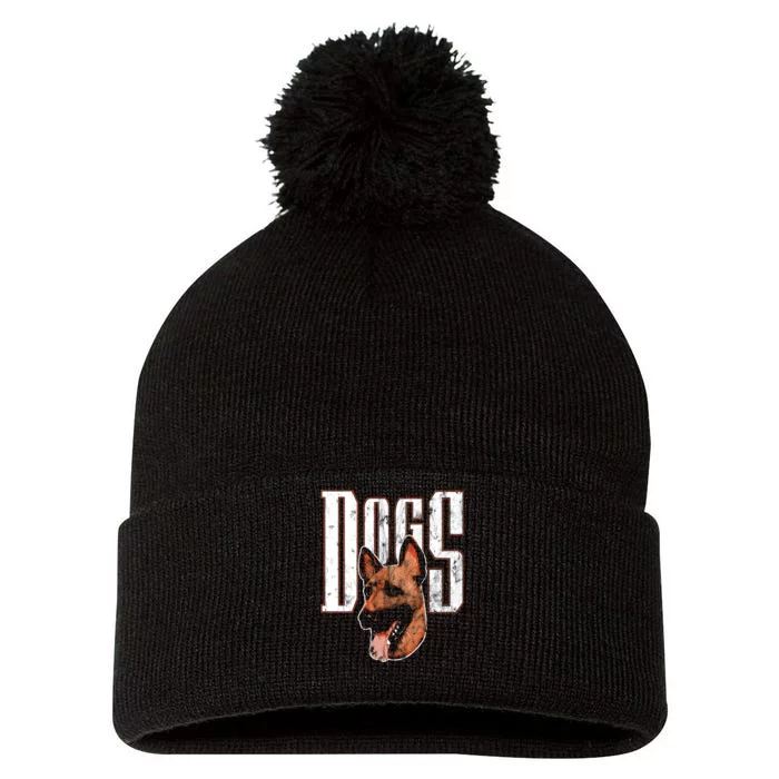 Phl Dogs Pom Pom 12in Knit Beanie