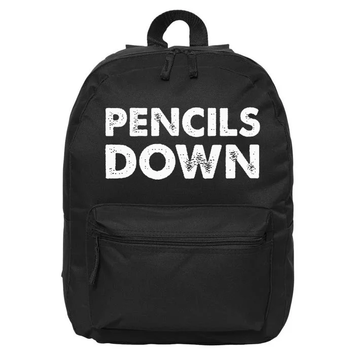 Pencils Down 16 in Basic Backpack