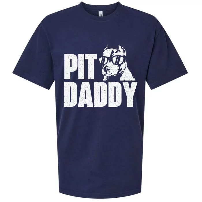 Pit Daddy Pitbull Dog Lover Pibble Pittie Pit Bull Terrier Sueded Cloud Jersey T-Shirt