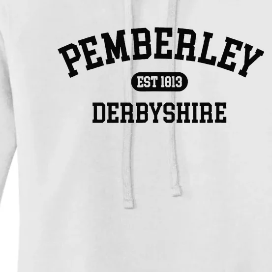 Pemberley Derbyshire Pride And Prejudice 1813 Jane Austen Women's Pullover Hoodie