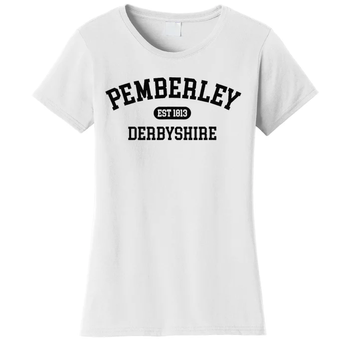 Pemberley Derbyshire Pride And Prejudice 1813 Jane Austen Women's T-Shirt