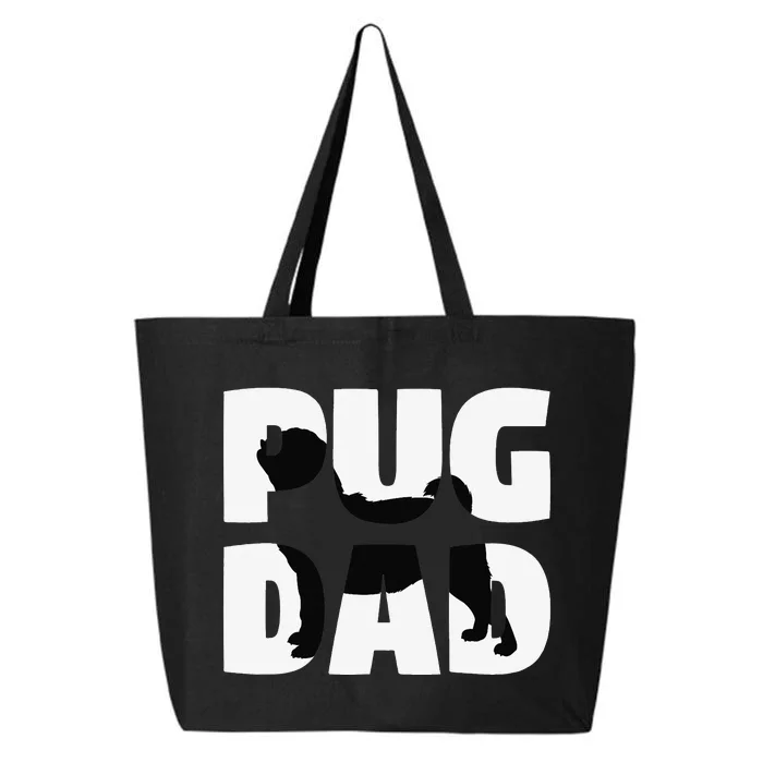 Pug Dad Pug Gift Father Dog Dad Tee 25L Jumbo Tote