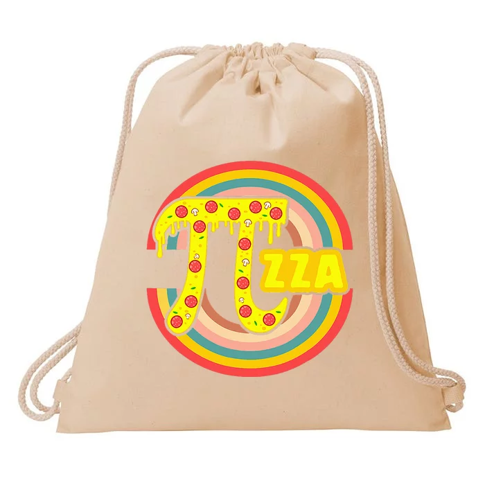 Pi Day Pizza Lover Math Teacher 3 14 Geek Mathematics Major Drawstring Bag