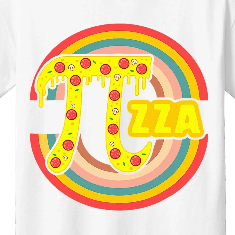 Pi Day Pizza Lover Math Teacher 3 14 Geek Mathematics Major Kids T-Shirt