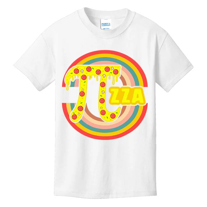 Pi Day Pizza Lover Math Teacher 3 14 Geek Mathematics Major Kids T-Shirt