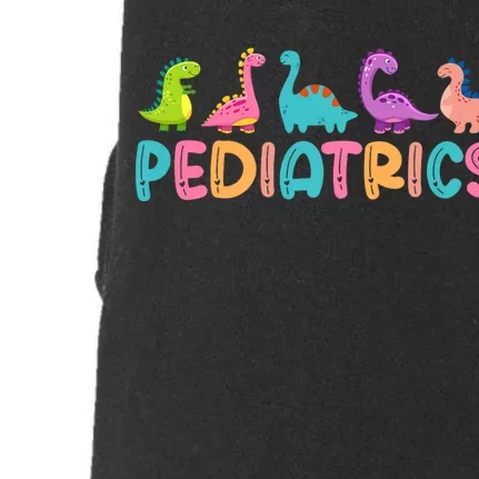 Pediatrics Dinosaurs Peds Nurse Crew Appreciation Pediatric Doggie 3-End Fleece Hoodie