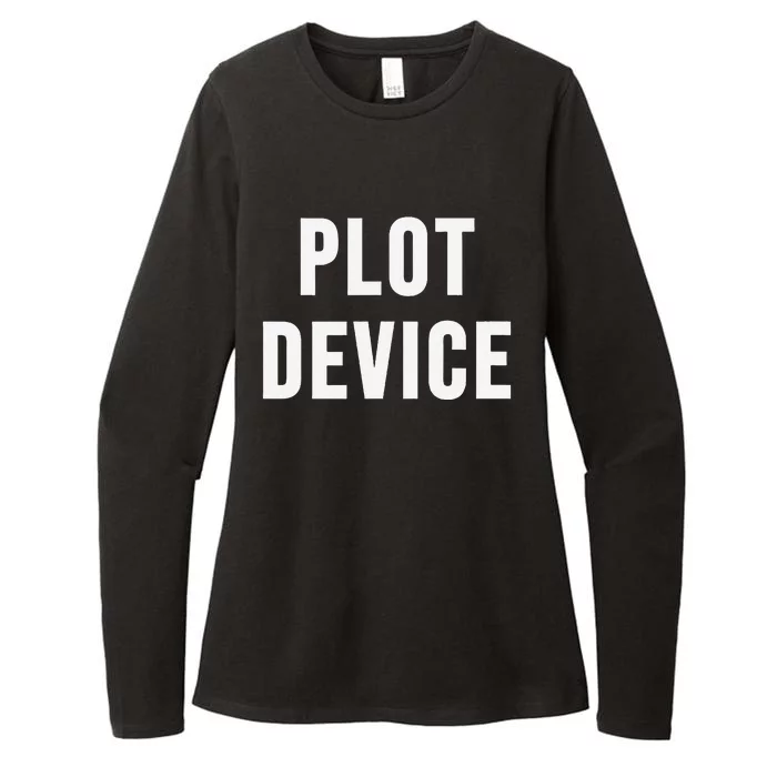 Plot Device Womens CVC Long Sleeve Shirt