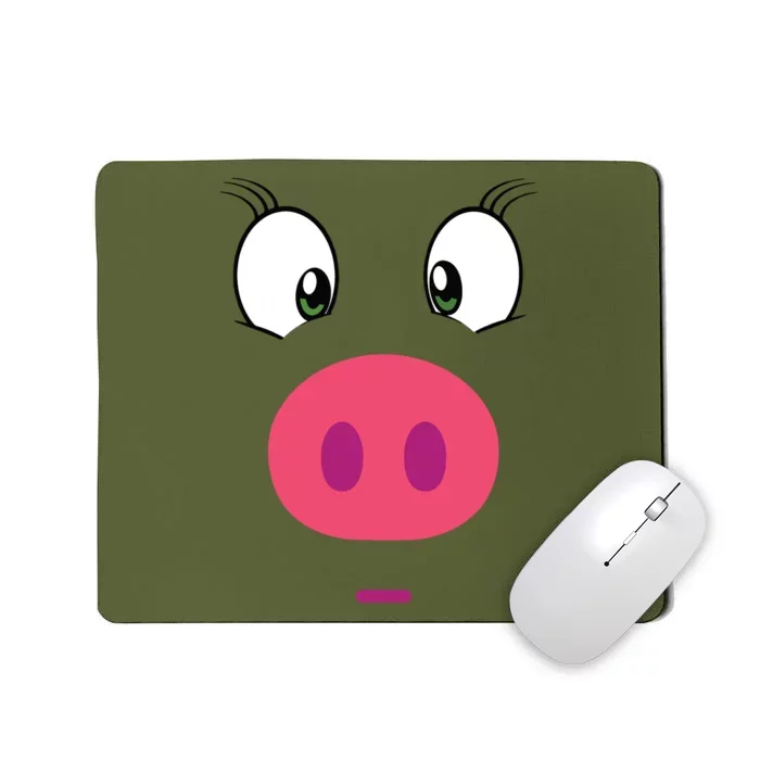 Piggy Design Pig Face Mousepad