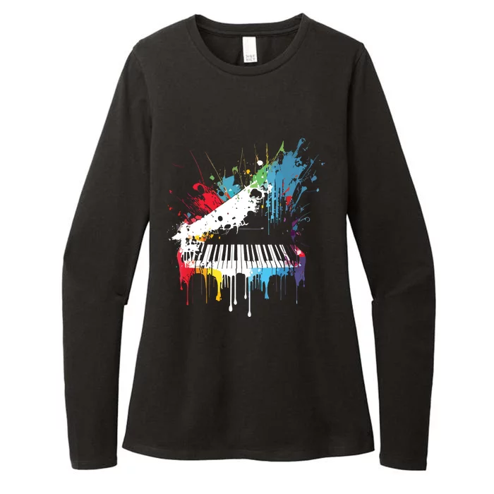 Piano Design Piano Gift For Pianist Womens CVC Long Sleeve Shirt