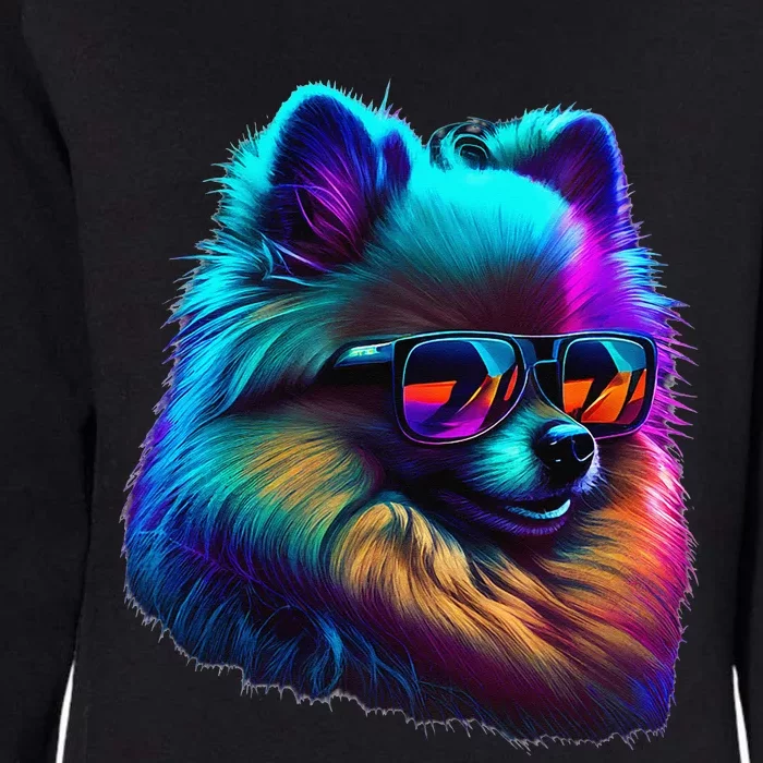 Pomeranian Dogs Pomeranians Womens California Wash Sweatshirt