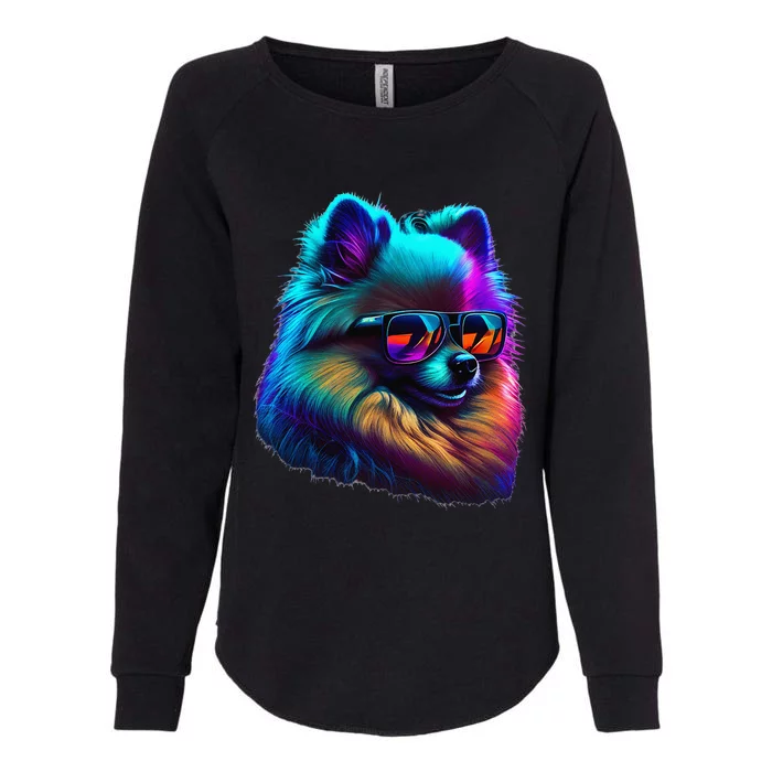 Pomeranian Dogs Pomeranians Womens California Wash Sweatshirt