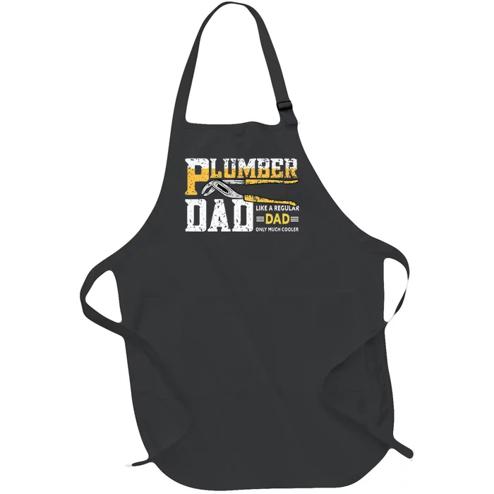 Plumber Dad Plumbing Pipefitters Plumber Full-Length Apron With Pocket