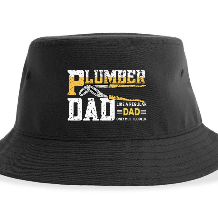 Plumber Dad Plumbing Pipefitters Plumber Sustainable Bucket Hat