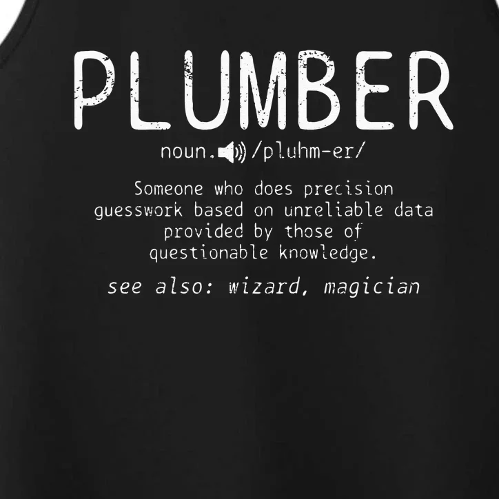 Plumber Definition Plumbing Dictionary Funny Plumber Performance Tank