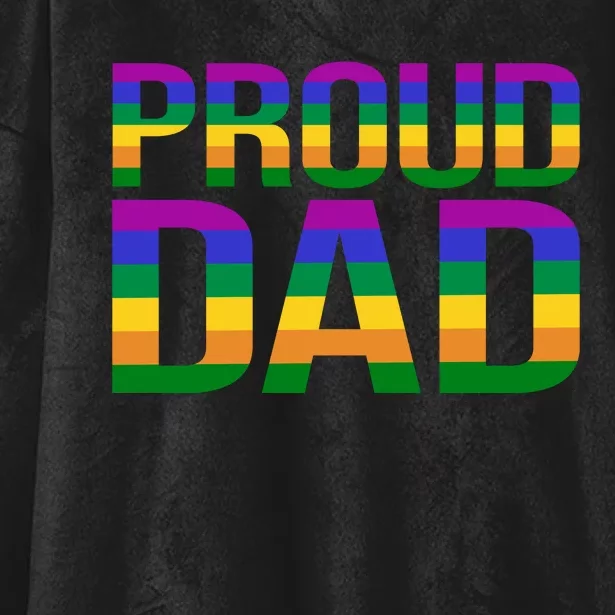 Proud Dad Hooded Wearable Blanket