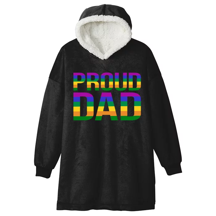 Proud Dad Hooded Wearable Blanket