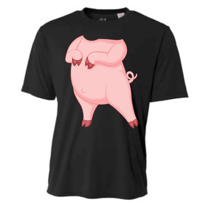 Pig Design Pig Costume Cooling Performance Crew T-Shirt