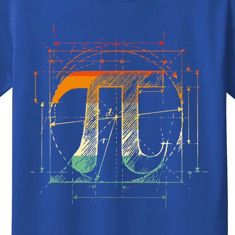 Pi Day Pi Symbol Funny Math Teacher Kids T-Shirt