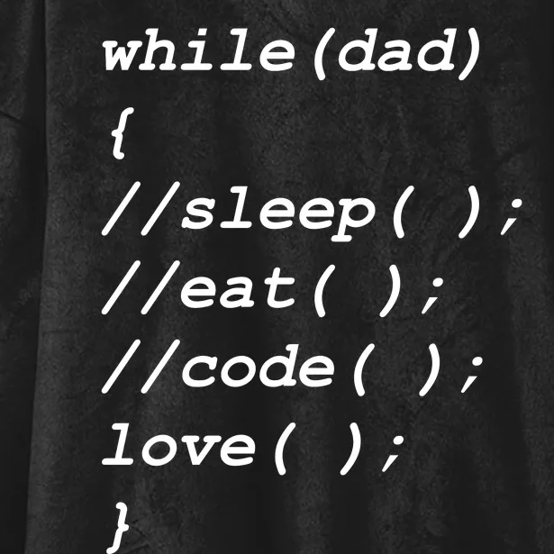 Programer Dad Hooded Wearable Blanket