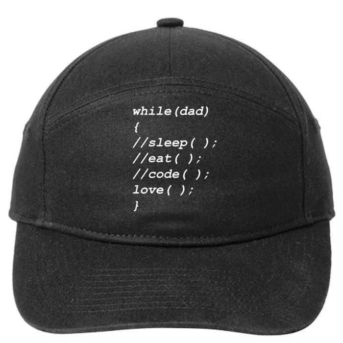 Programer Dad 7-Panel Snapback Hat