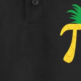 Pi Day Pineapple Dry Zone Grid Performance Polo