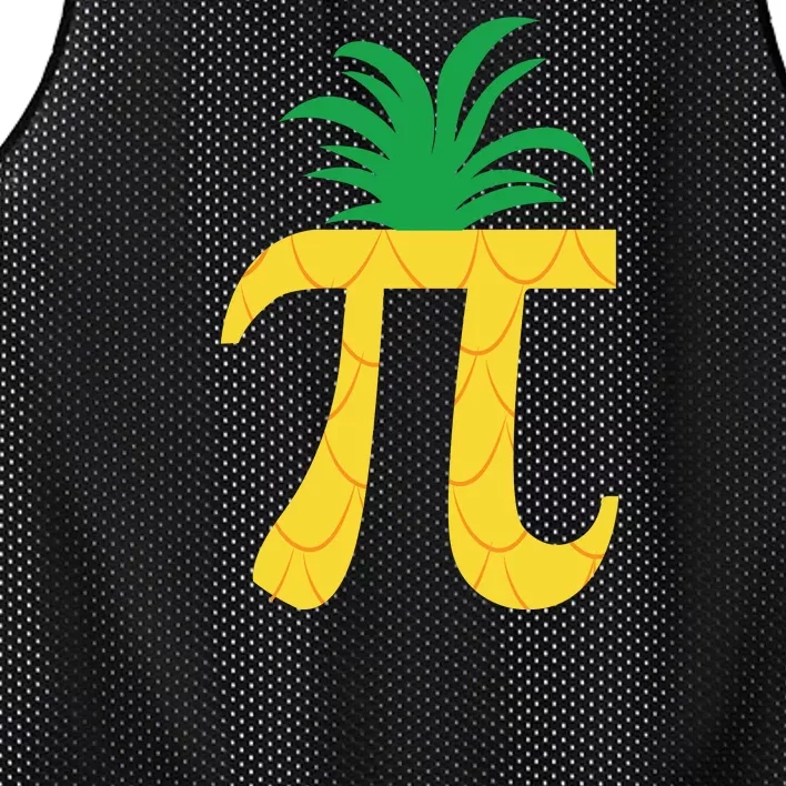 Pi Day Pineapple Mesh Reversible Basketball Jersey Tank