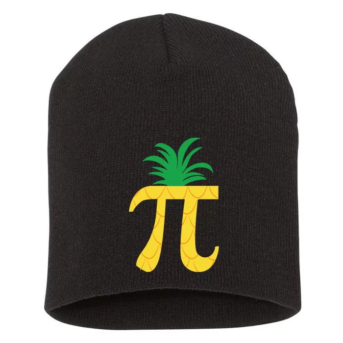 Pi Day Pineapple Short Acrylic Beanie