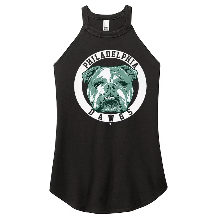 Philly Dawgs Philadelphia Football Premium Women’s Perfect Tri Rocker Tank