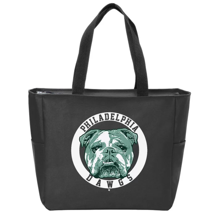 Philly Dawgs Philadelphia Football Premium Zip Tote Bag