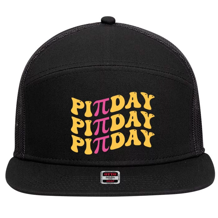 Pi Day 7 Panel Mesh Trucker Snapback Hat