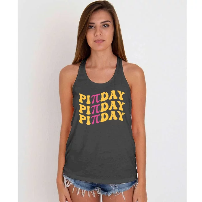 Pi Day Women's Knotted Racerback Tank