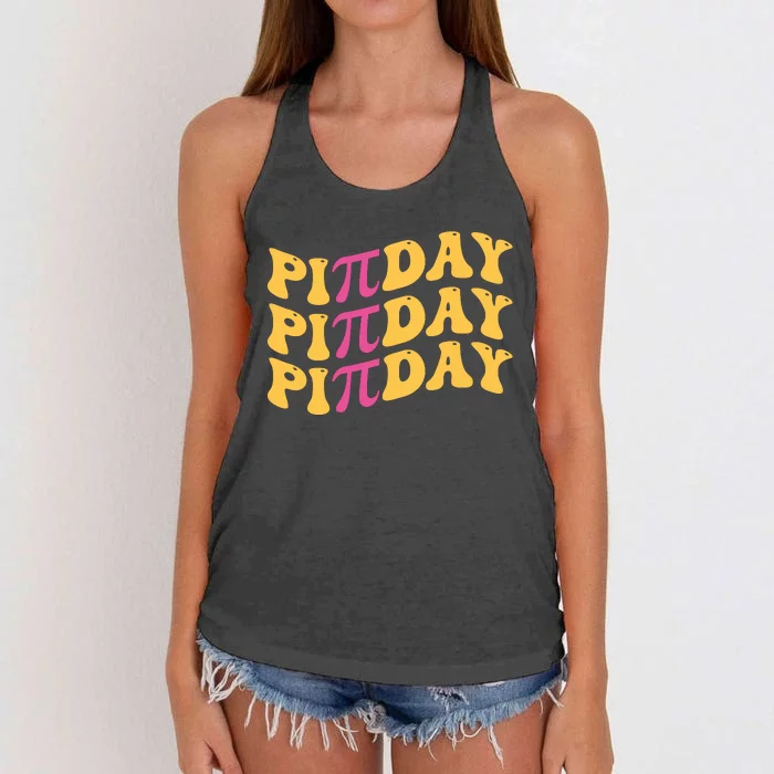 Pi Day Women's Knotted Racerback Tank