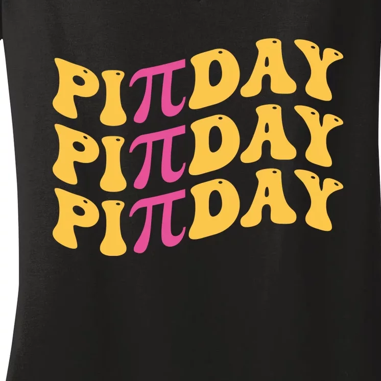 Pi Day Women's V-Neck T-Shirt