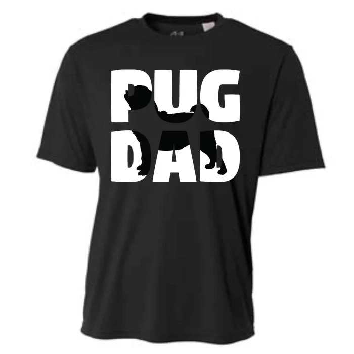 Pug Dad Pug Gift Father Dog Dad Tee Cooling Performance Crew T-Shirt