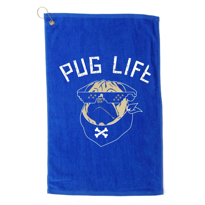 Pug Dog Pug Life Platinum Collection Golf Towel