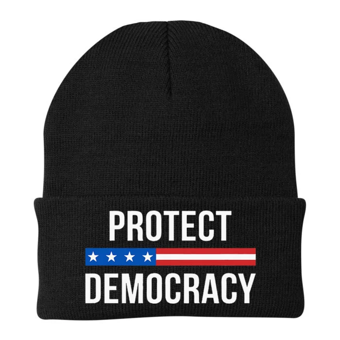 Protect Democracy Knit Cap Winter Beanie