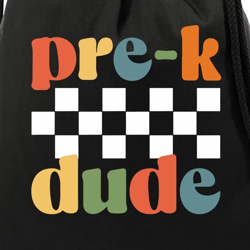 PreK Dude Drawstring Bag