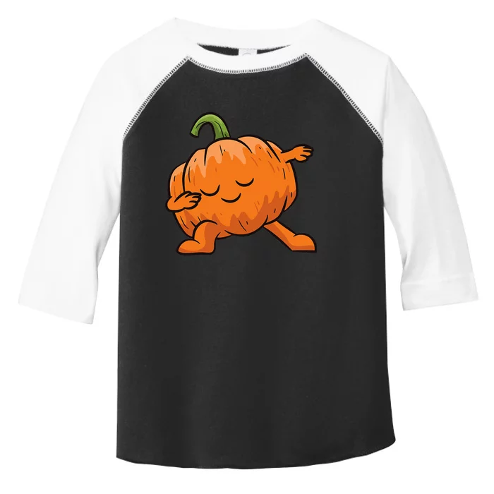 Pumpkin Dabbing Pumpkin Vegetable Pumpkins Toddler Fine Jersey T-Shirt