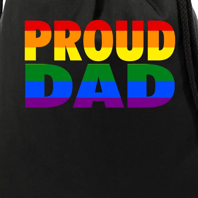 PROUD DAD Drawstring Bag