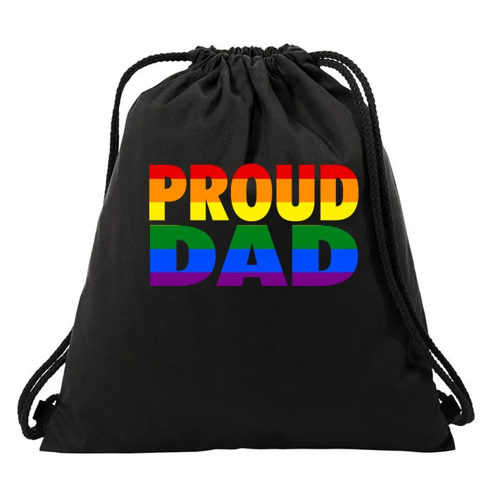 PROUD DAD Drawstring Bag