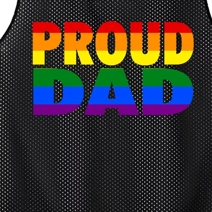 PROUD DAD Mesh Reversible Basketball Jersey Tank