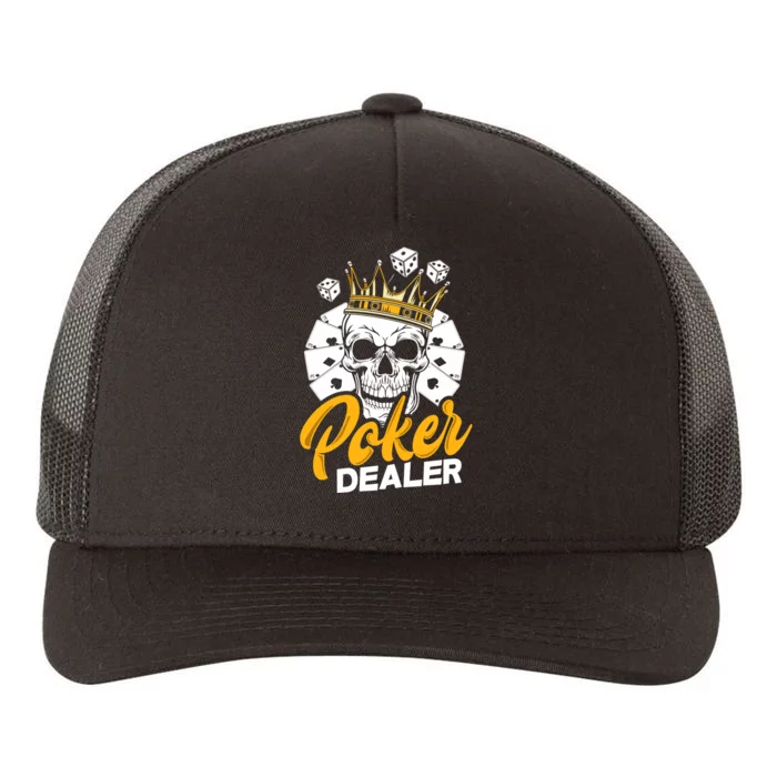 Poker Dealer Poker Player Funny Poker Premium Yupoong Adult 5-Panel Trucker Hat