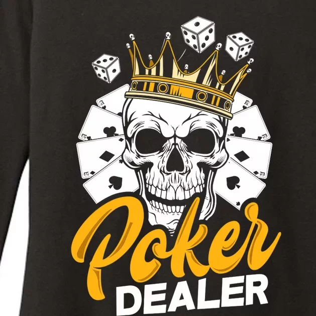 Poker Dealer Poker Player Funny Poker Premium Womens CVC Long Sleeve Shirt