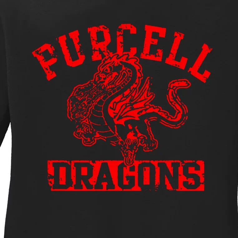 Purcell Dragons Ladies Long Sleeve Shirt