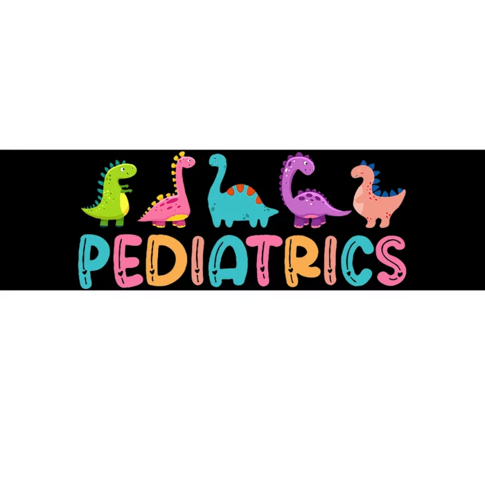 Pediatrics Dinosaurs Peds Nurse Crew Appreciation Pediatric Bumper Sticker