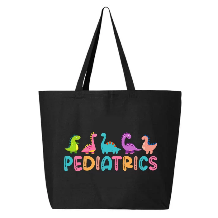 Pediatrics Dinosaurs Peds Nurse Crew Appreciation Pediatric 25L Jumbo Tote